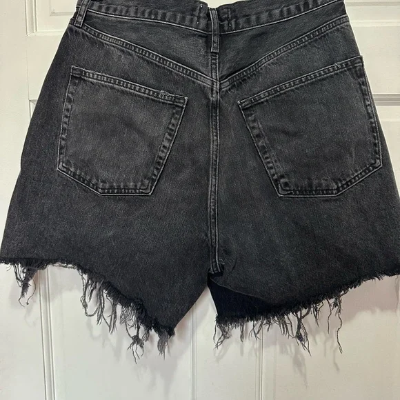 Agolde StellaDistressed Jean Shorts